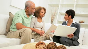 Retired Couple Meeting With Financial Advisor CWAN